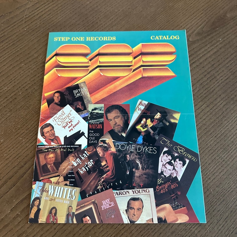 Vintage Step One Records SOR Music Catalog Gene Watson‎ Ray Price Country Music